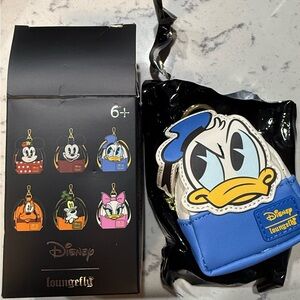 Loungefly Donald Duck Mini Coin Purse - Blue, White & Yellow